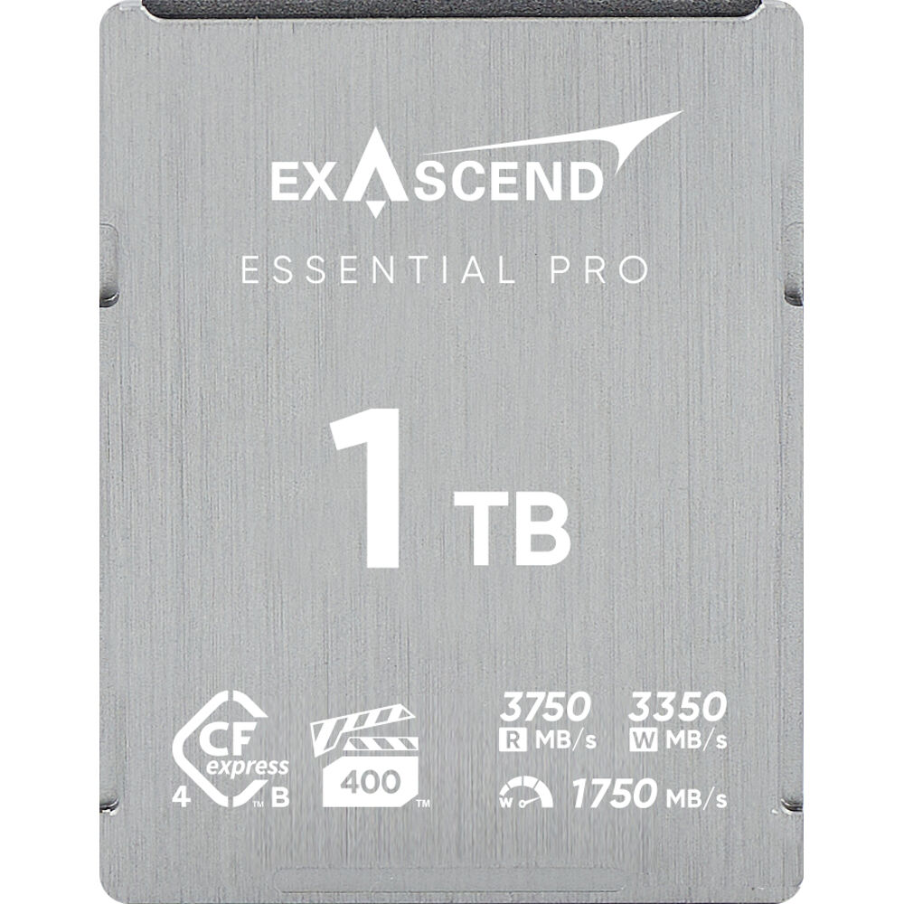 Tarjeta CFexpress Type B Exascend 1TB Essential Pro CFexpress 4.0 Type B - vista principal