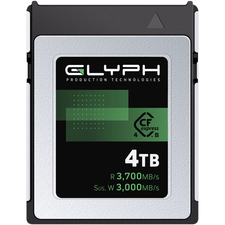 Tarjeta CFexpress Type B Glyph Technologies 4TB Capture+ CFexpress 4.0 Type B - vista principal