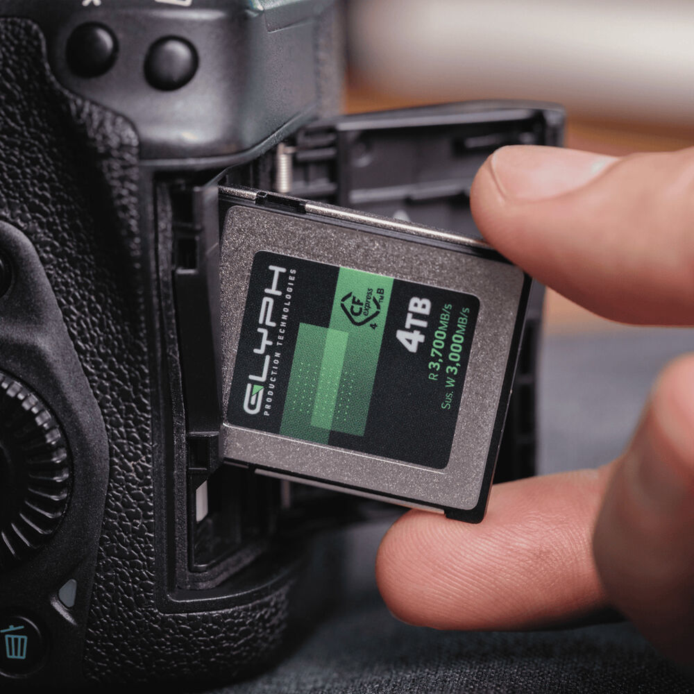 Tarjeta CFexpress Type B Glyph Technologies 4TB Capture+ CFexpress 4.0 Type B - vista trasera