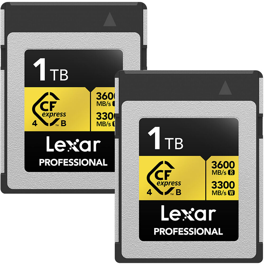 Tarjeta CFexpress Type B Lexar 1TB Professional GOLD CFexpress 4.0 Type B (2-Pack) - vista principal