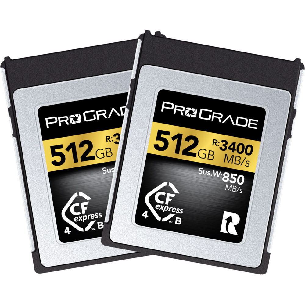 Tarjeta CFexpress Type B ProGrade Digital 512GB CFexpress 4.0 Type B Gold (2-Pack) - vista principal