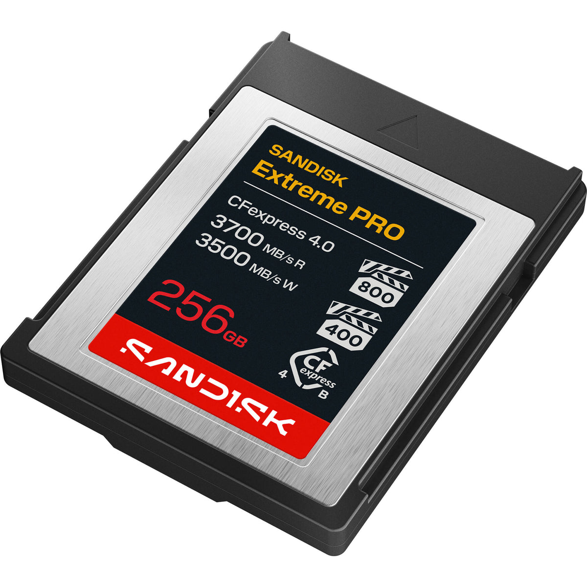 Tarjeta CFexpress Type B SanDisk 256GB Extreme PRO CFexpress 4.0 Type B - vista trasera