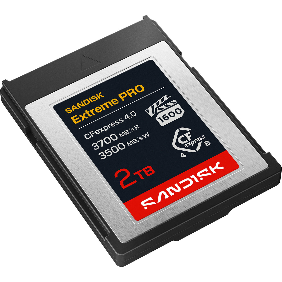 Tarjeta CFexpress Type B SanDisk 2TB Extreme PRO CFexpress 4.0 Type B - vista frontal