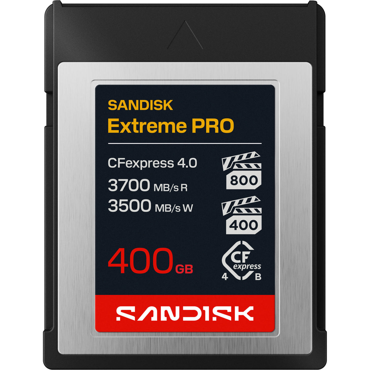 Tarjeta CFexpress Type B SanDisk 400GB Extreme PRO CFexpress 4.0 Type B - vista principal