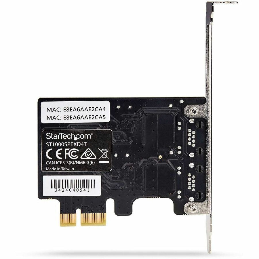 Tarjeta de Red StarTech.com StarTech 2-Port Gigabit PCIe Network Adapter Card - vista 6