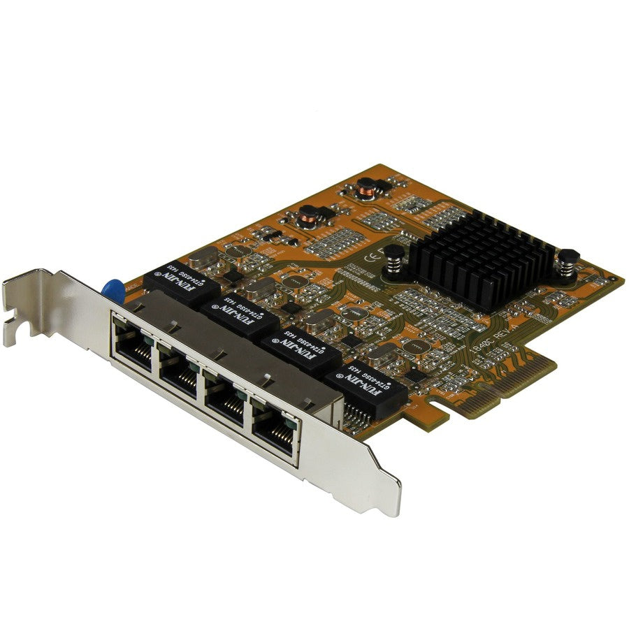 Tarjeta de Red StarTech.com StarTech 4 Port PCIe Network Card - vista 1
