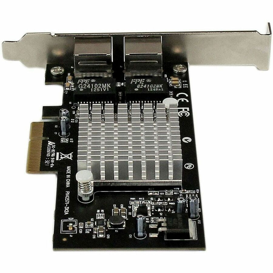 Tarjeta de Red StarTech.com StarTech Dual Port PCI Express (PCIe x4) Gigabit Ethernet Server Adapter Network C - vista 3