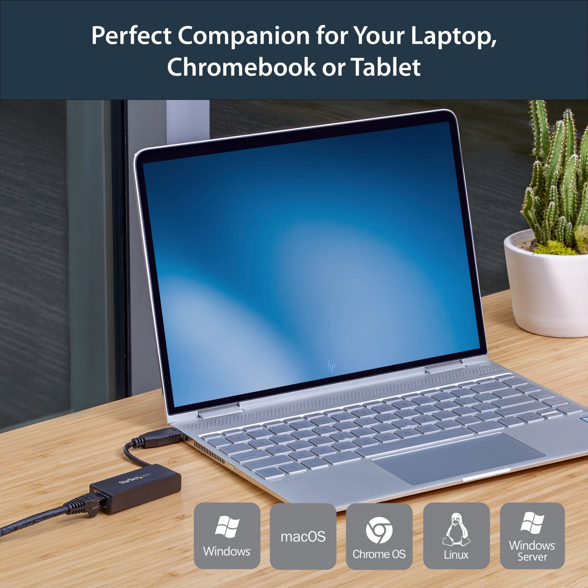 Tarjeta de Red StarTech.com StarTech USB to Ethernet Adapter - vista 5