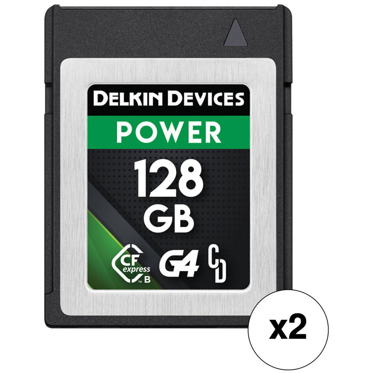 Tarjeta Delkin Devices 128GB POWER CFexpress Type B (2-Pack) - vista principal
