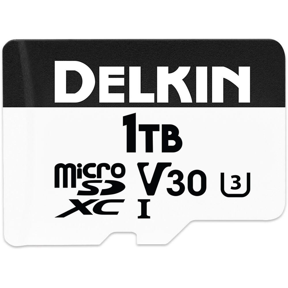 Tarjeta Delkin Devices 1TB Drone UHS-I microSDXC con SD Adapter - vista principal