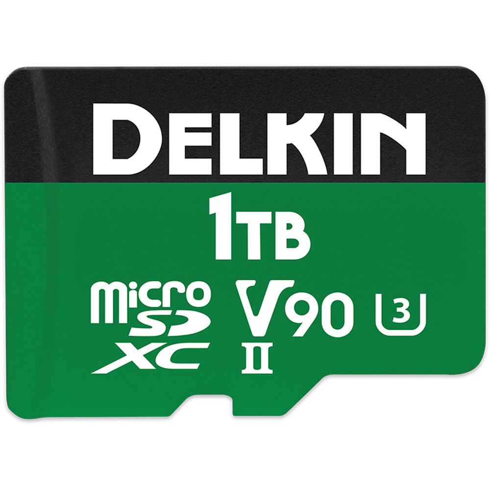 Tarjeta Delkin Devices 1TB POWER UHS-II microSDXC con SD Adapter - vista principal