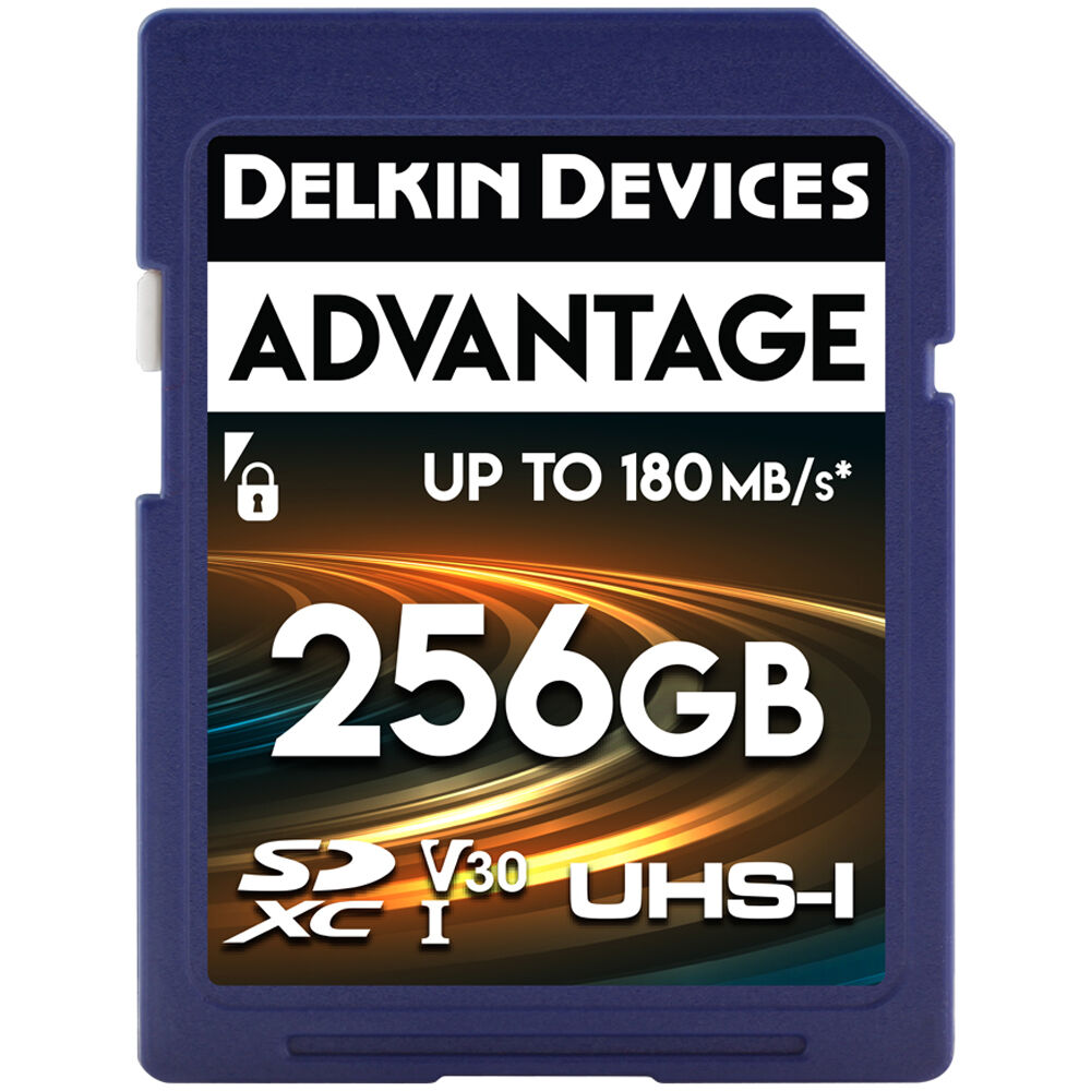 Tarjeta Delkin Devices 256GB ADVANTAGE UHS-I SDXC - vista principal