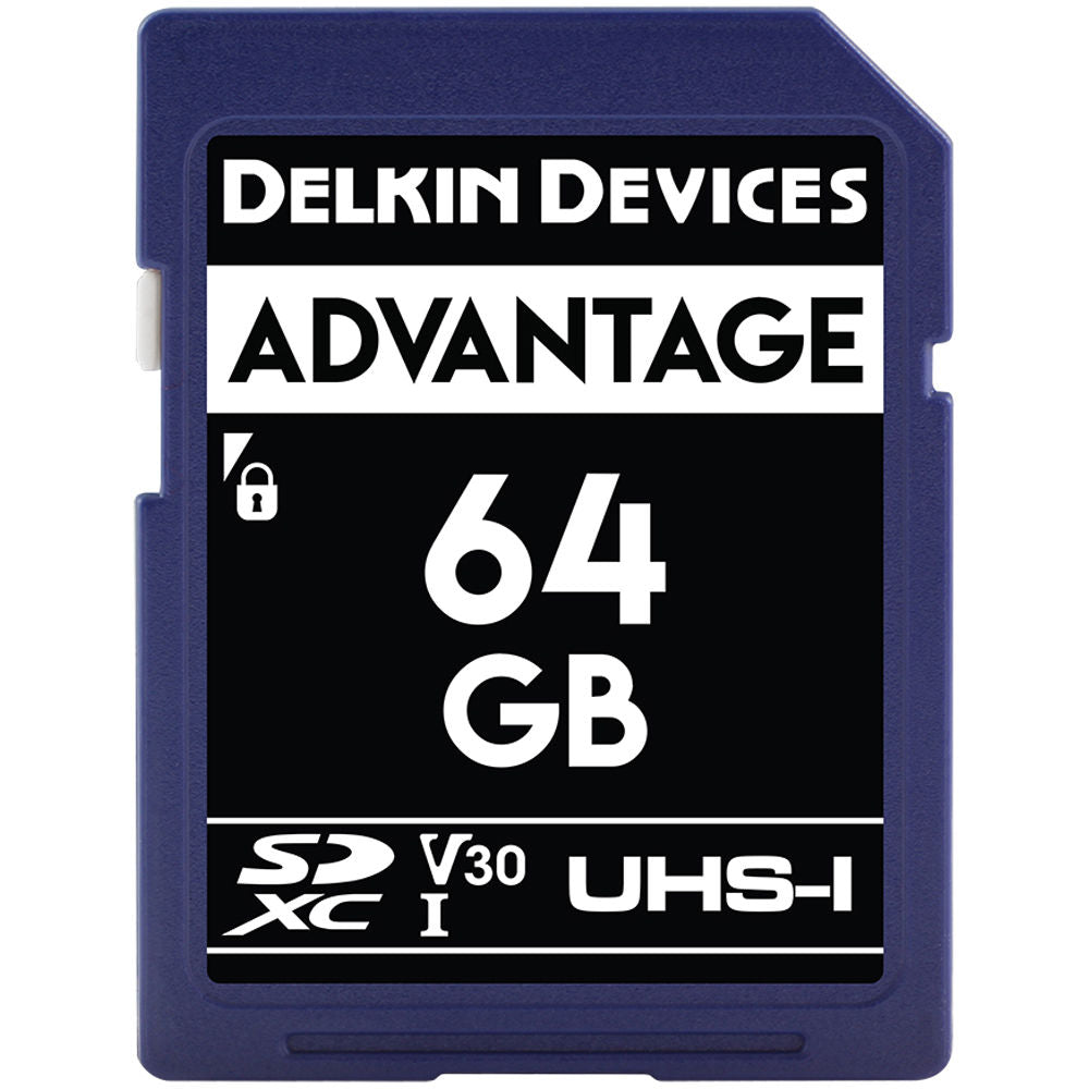 Tarjeta Delkin Devices 64GB Advantage UHS-I SDXC - vista principal