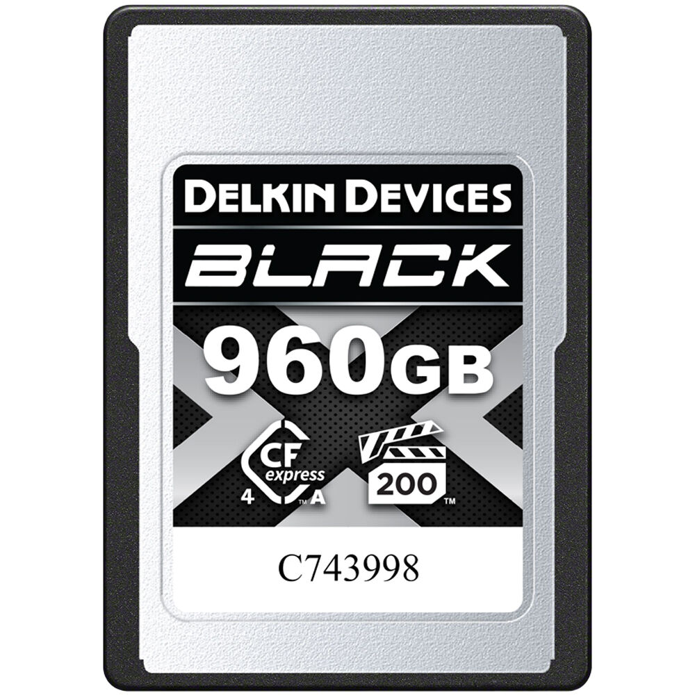 Tarjeta Delkin Devices 960GB BLACK CFexpress Type A 4.0 - vista principal