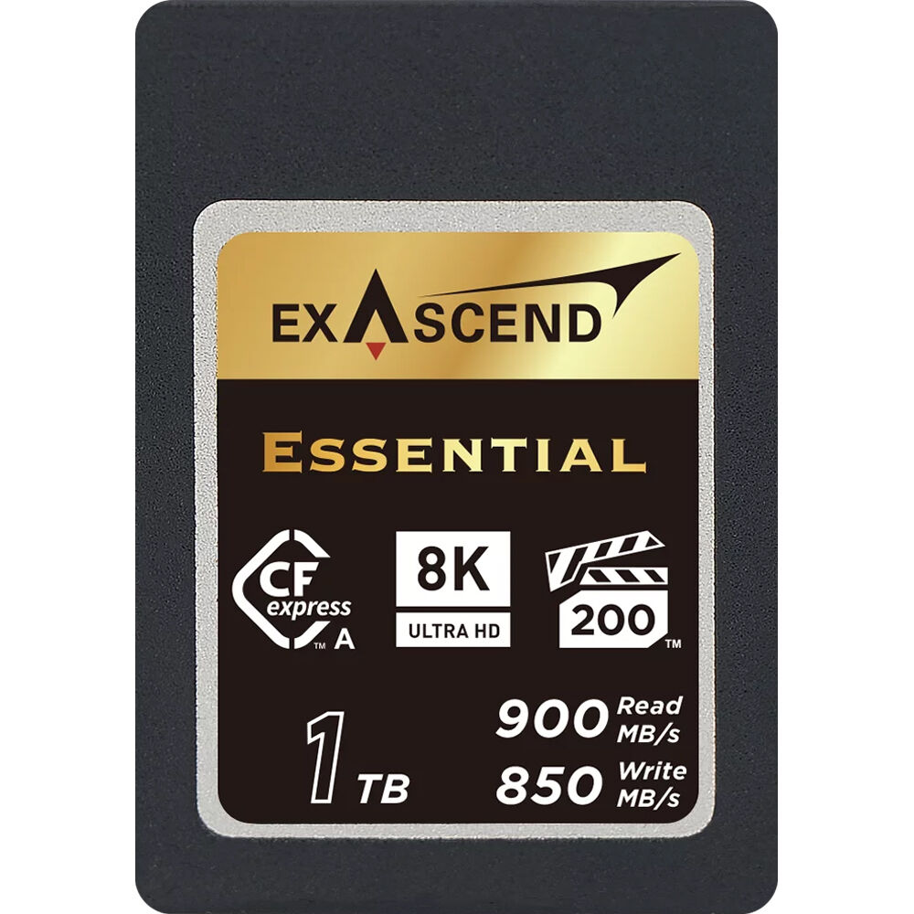 Tarjeta Exascend 1TB Essential Serie CFexpress Type A - vista principal
