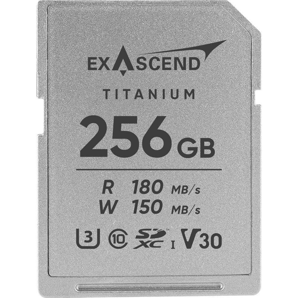 Tarjeta Exascend 256GB Titanium UHS-I SDXC - vista principal