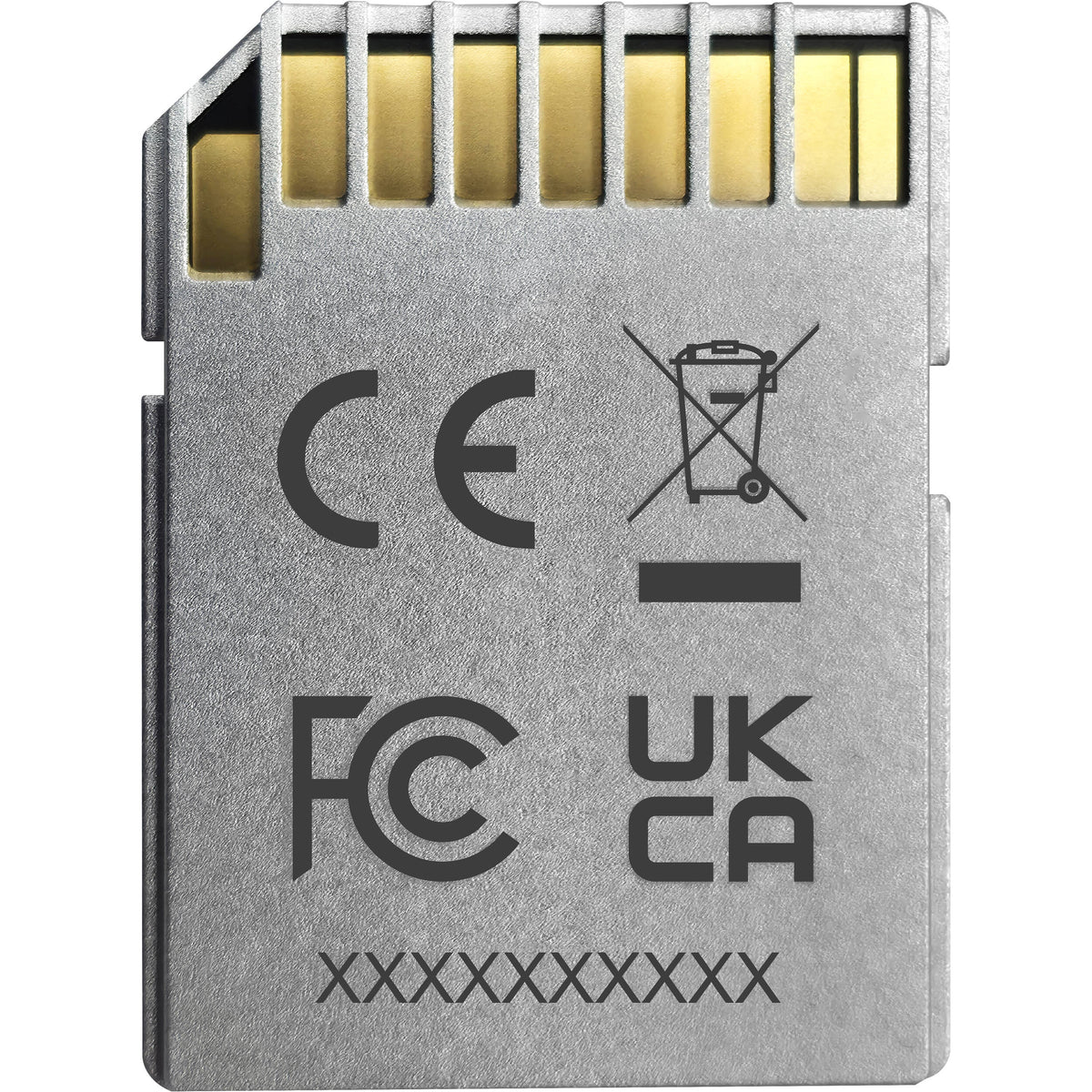 Tarjeta Exascend 256GB Titanium UHS-I SDXC - vista frontal