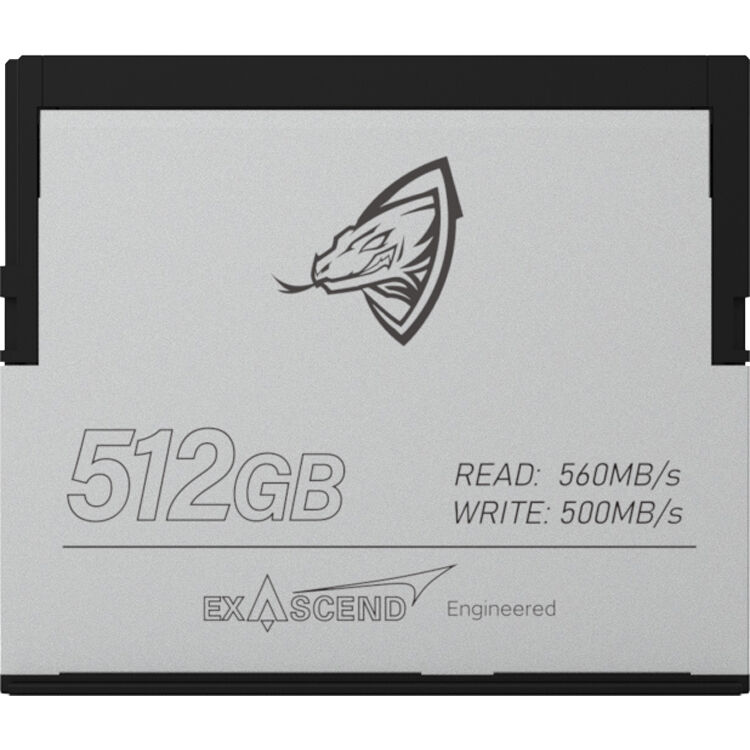 Tarjeta Exascend 512GB Archon CFast 2.0 - vista principal