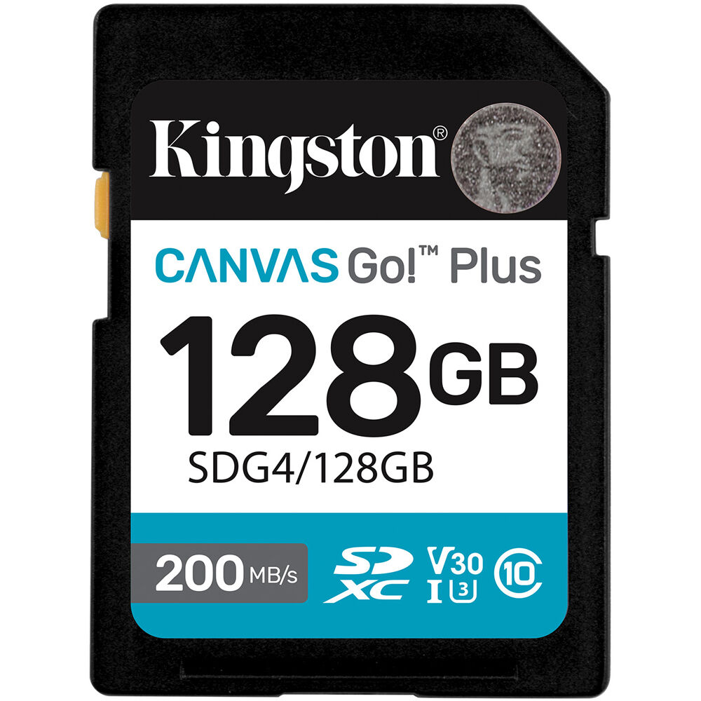 Tarjeta Kingston 128GB Canvas Go! Plus UHS-I SDXC - vista principal
