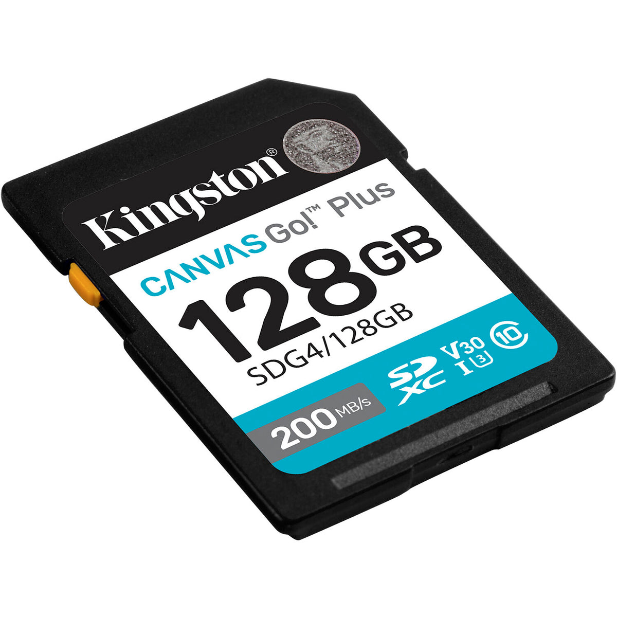 Tarjeta Kingston 128GB Canvas Go! Plus UHS-I SDXC - vista frontal