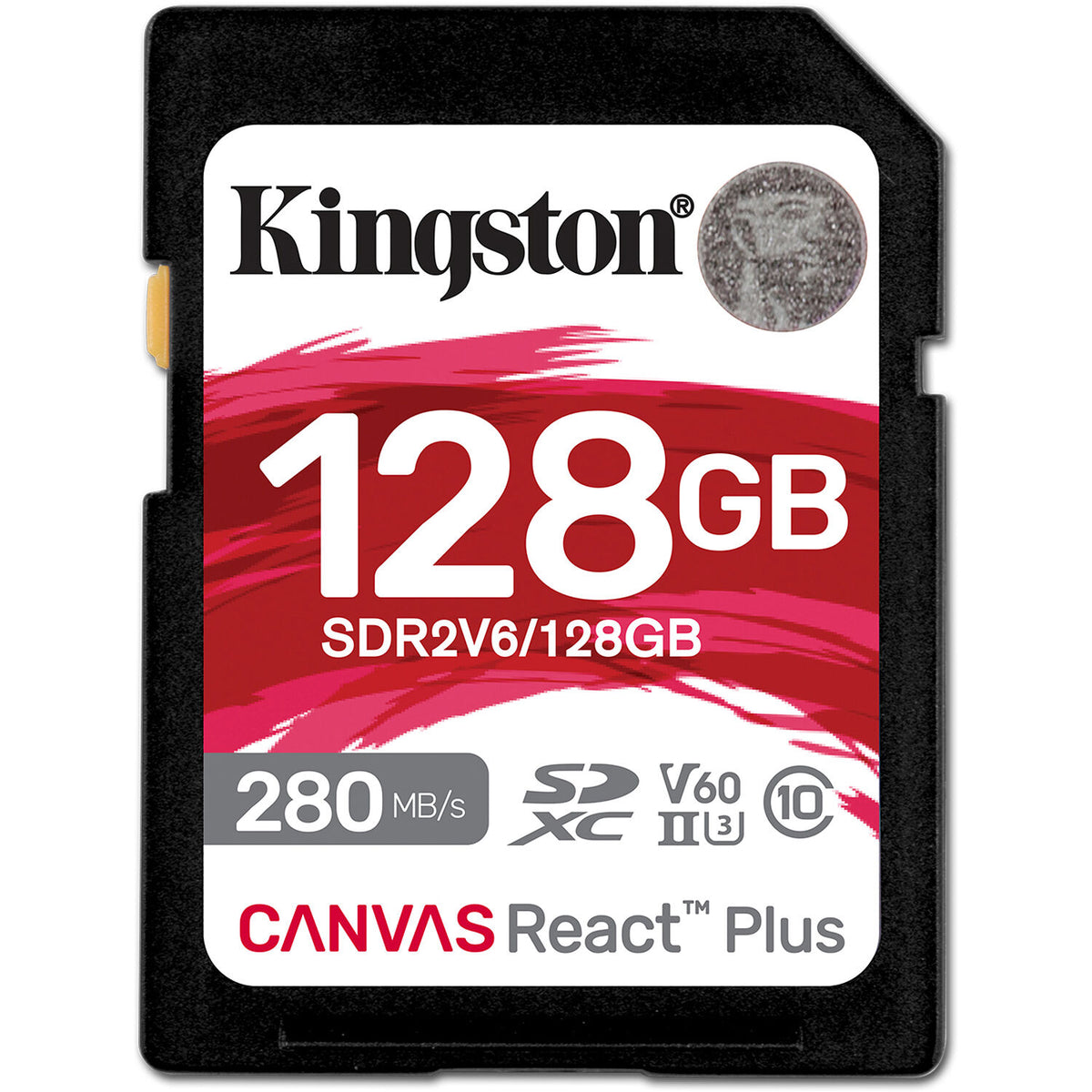 Tarjeta Kingston 128GB Canvas React Plus UHS-II SDXC - vista principal