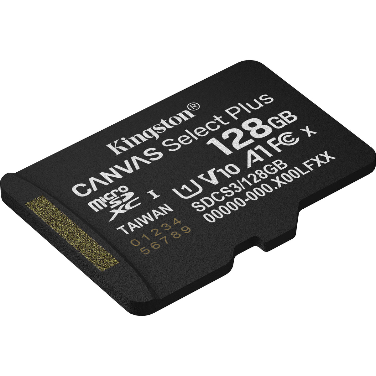 Tarjeta Kingston 128GB Canvas Select Plus UHS-I microSDXC - vista frontal