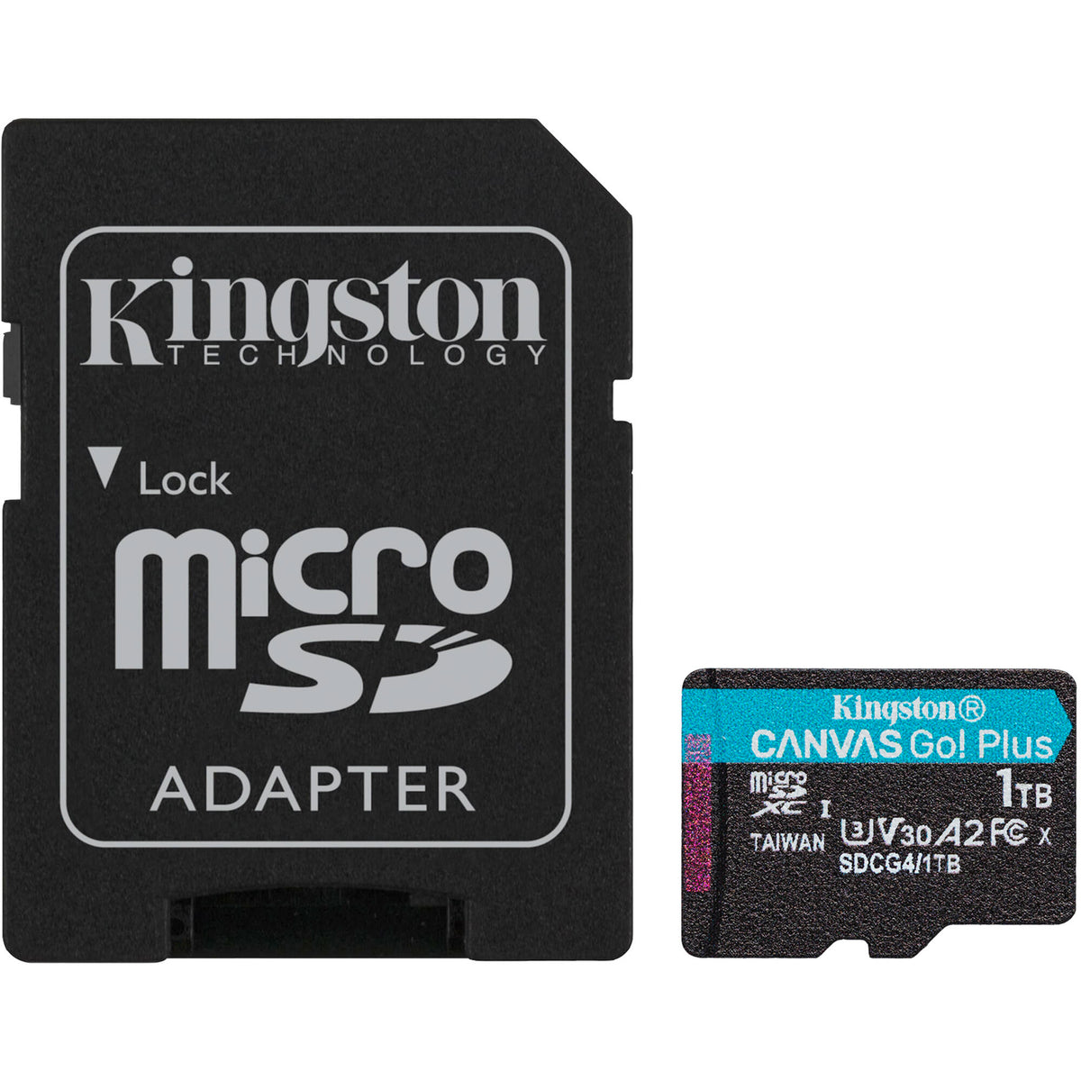 Tarjeta Kingston 1TB Canvas Go! Plus UHS-I microSDXC con SD Adapter - vista principal
