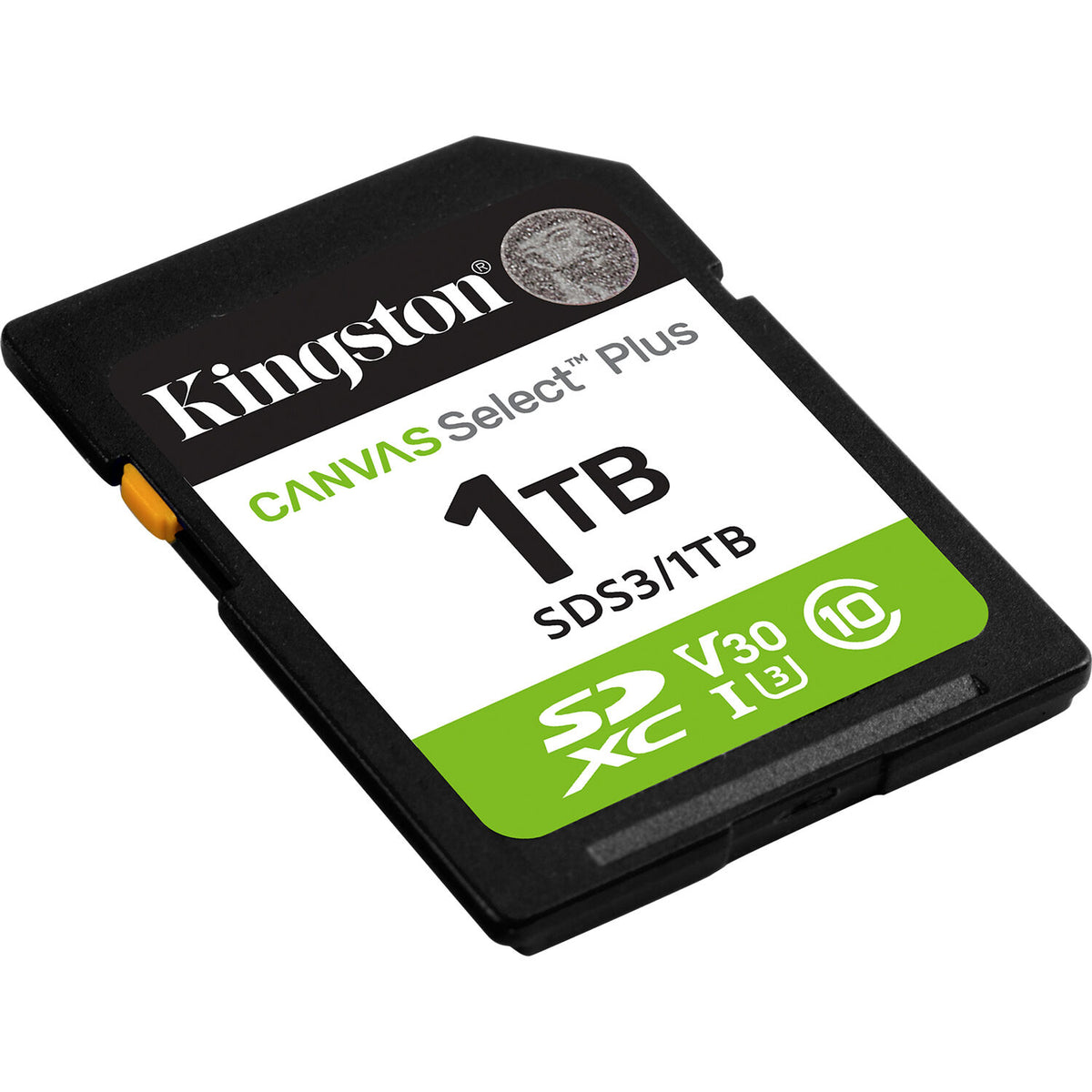 Tarjeta Kingston 1TB Canvas Select Plus UHS-I SDXC - vista frontal