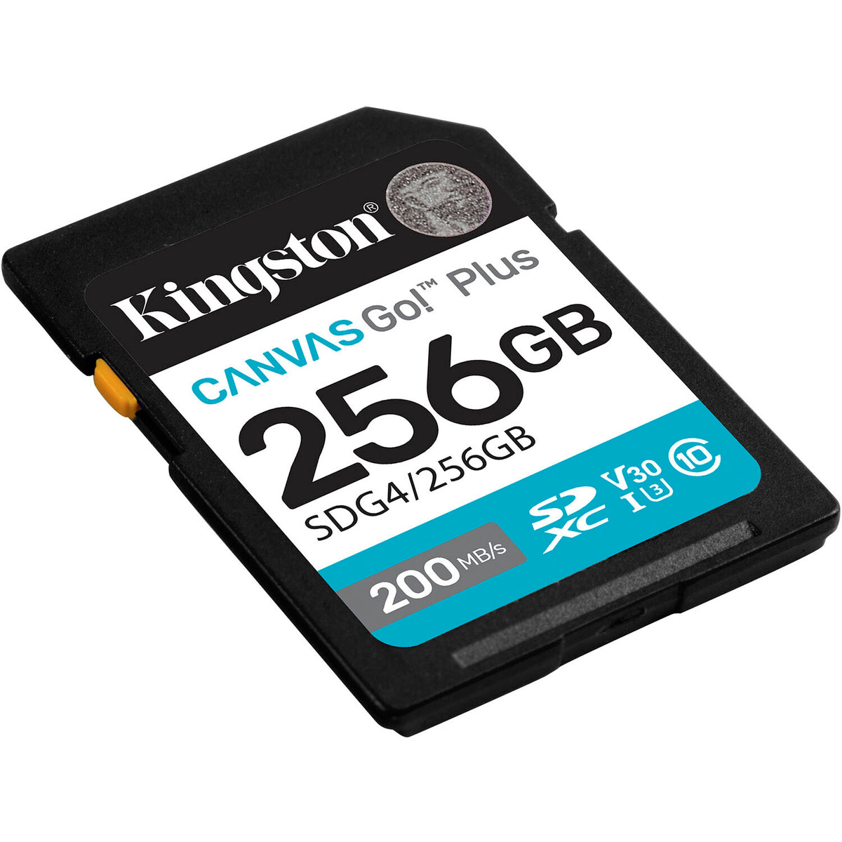 Tarjeta Kingston 256GB Canvas Go! Plus UHS-I SDXC - vista frontal