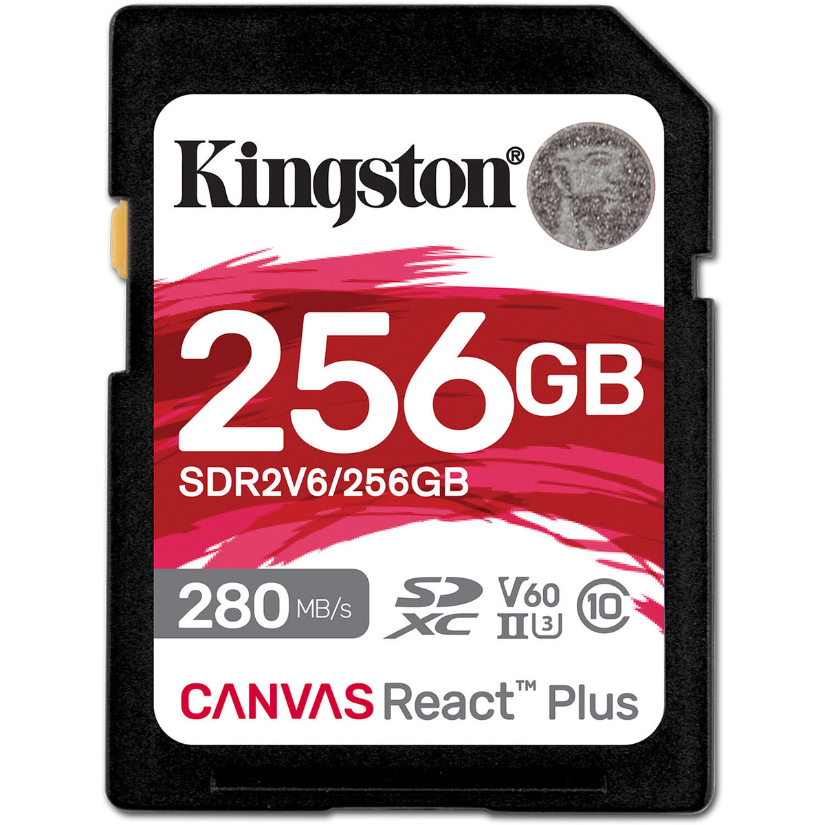 Tarjeta Kingston 256GB Canvas React Plus UHS-II SDXC - vista principal