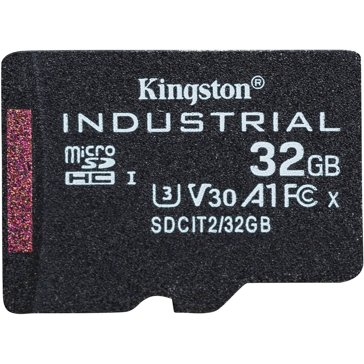 Tarjeta Kingston 32GB Industrial UHS-I microSDHC con SD Adapter - vista trasera
