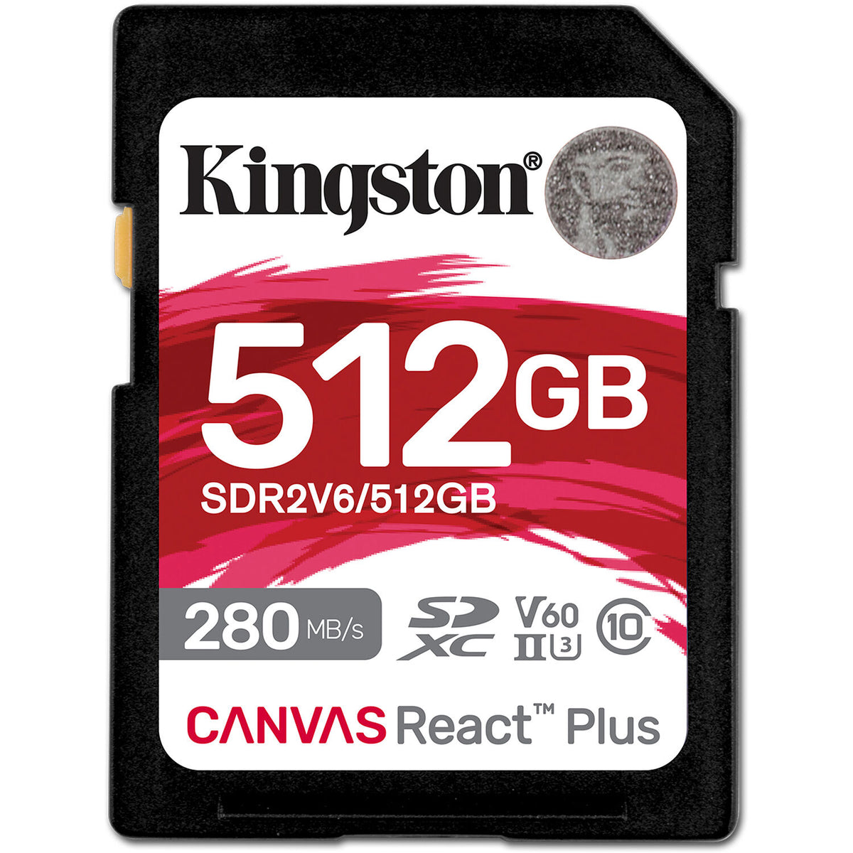 Tarjeta Kingston 512GB Canvas React Plus UHS-II SDXC - vista principal