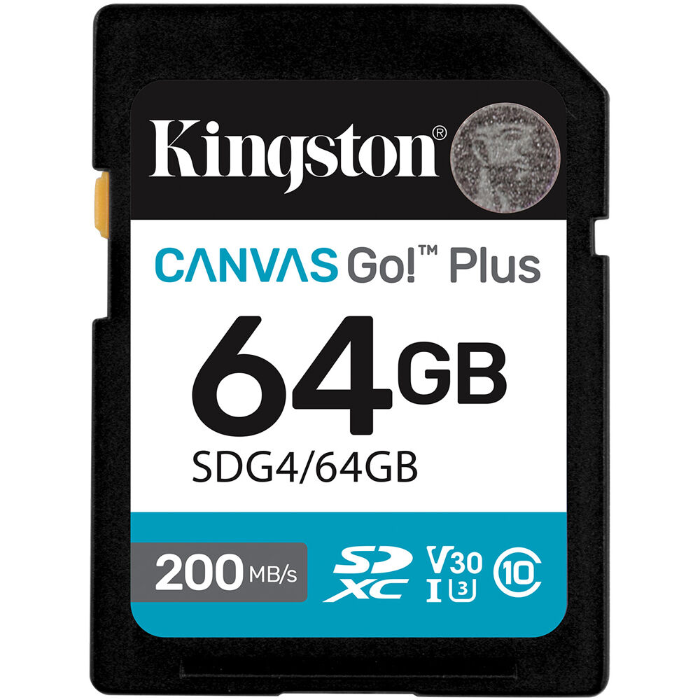 Tarjeta Kingston 64GB Canvas Go! Plus UHS-I SDXC - vista principal