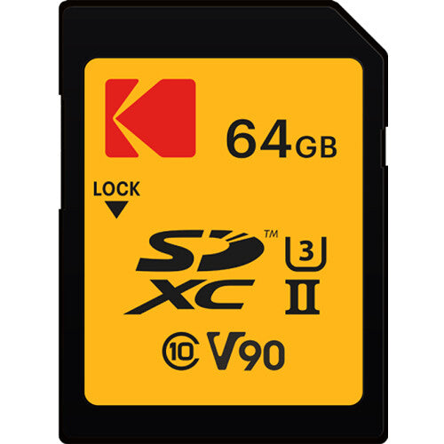 Tarjeta Kodak 64GB Ultra Pro Performance UHS-II SDXC - vista principal