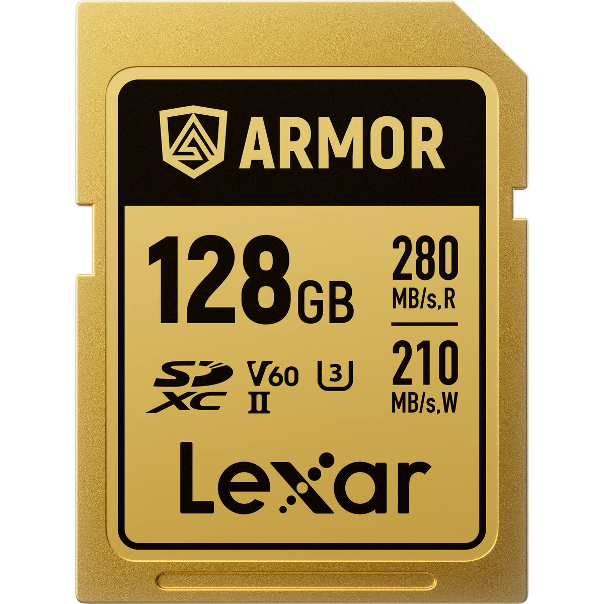 Tarjeta Lexar 128GB ARMOR GOLD UHS-II SDXC - vista principal