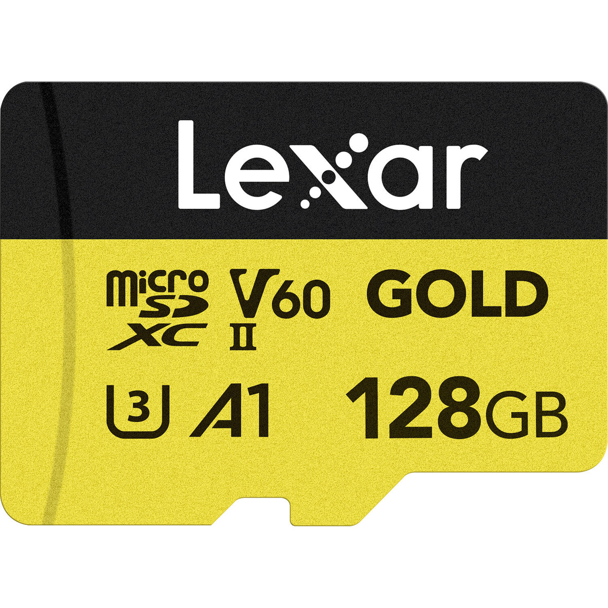 Tarjeta Lexar 128GB Professional GOLD UHS-II microSDXC - vista principal