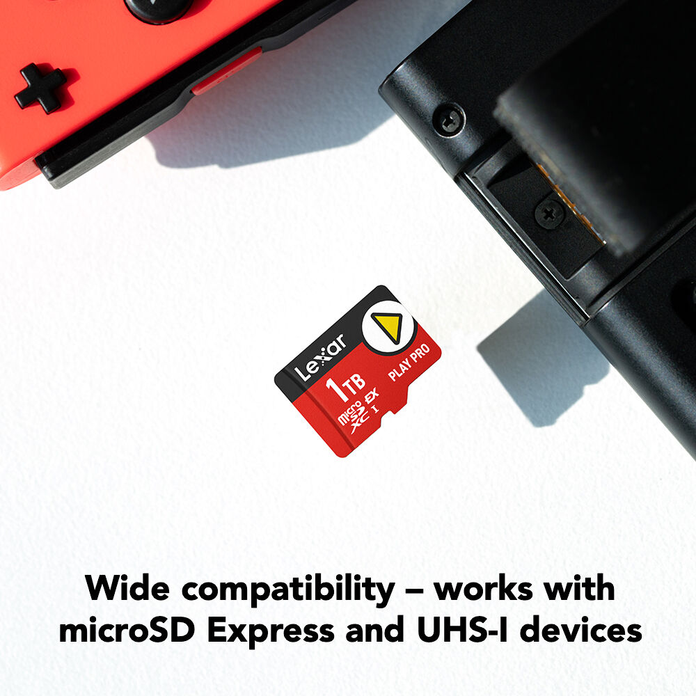 Tarjeta Lexar 1TB PLAY PRO microSDXC Express - puertos y conexiones