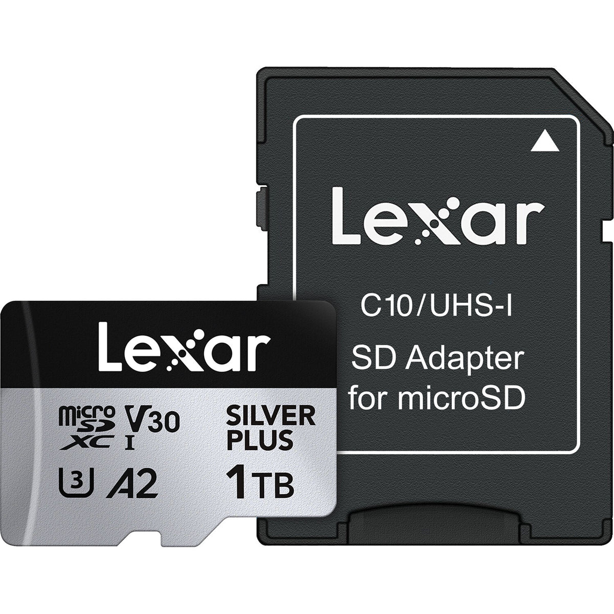 Tarjeta Lexar 1TB Professional SILVER PLUS UHS-I microSDXC con SD Adapter - vista principal