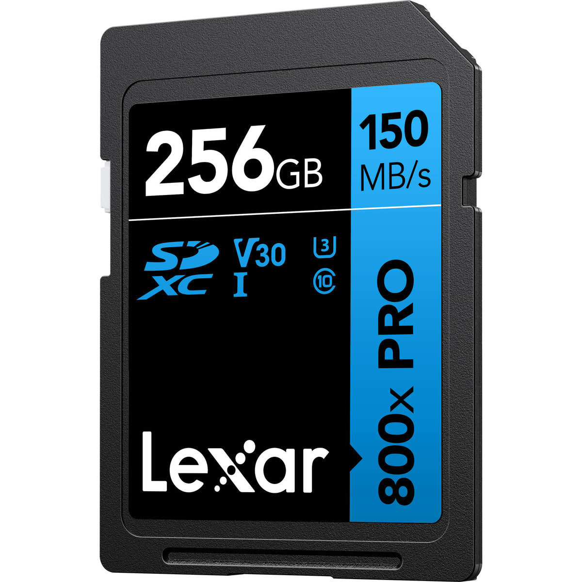 Tarjeta Lexar 256GB High-Performance 800x PRO UHS-I SDXC (BLUE Serie) - en uso