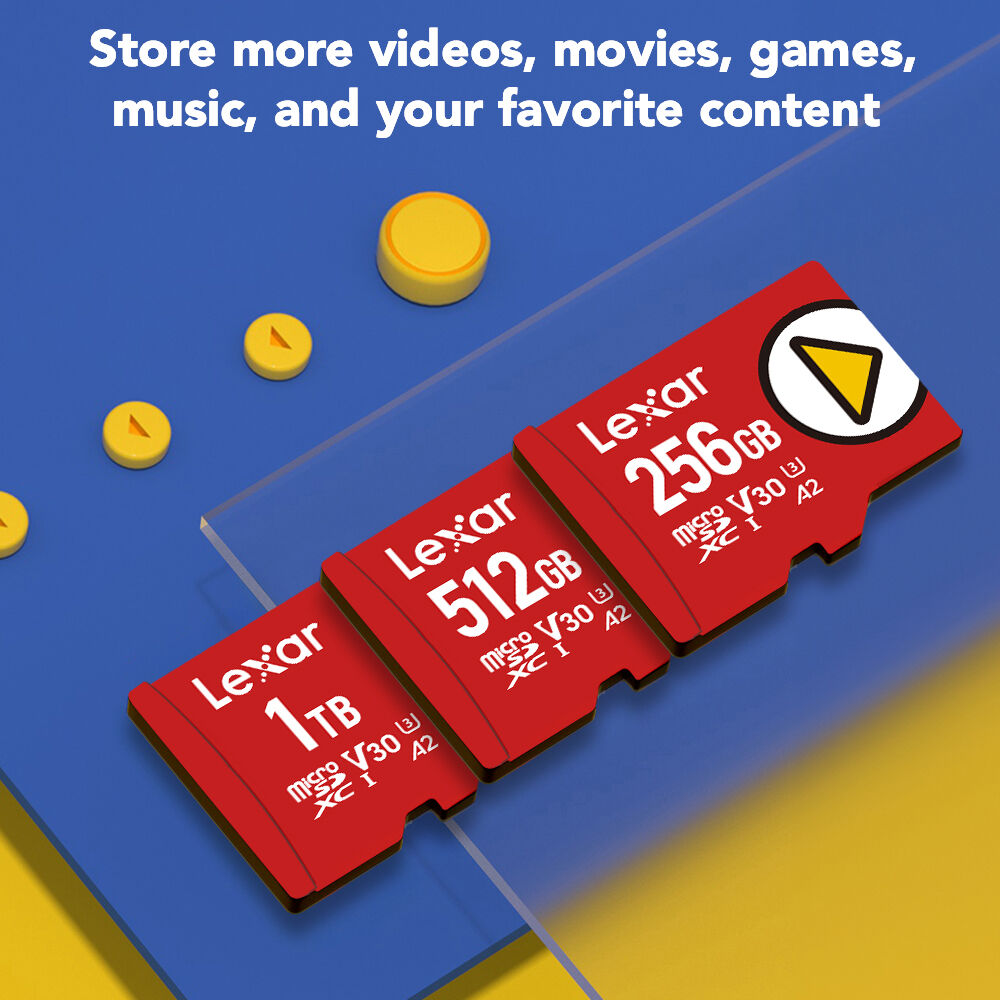 Tarjeta Lexar 256GB PLAY UHS-I microSDXC - puertos y conexiones