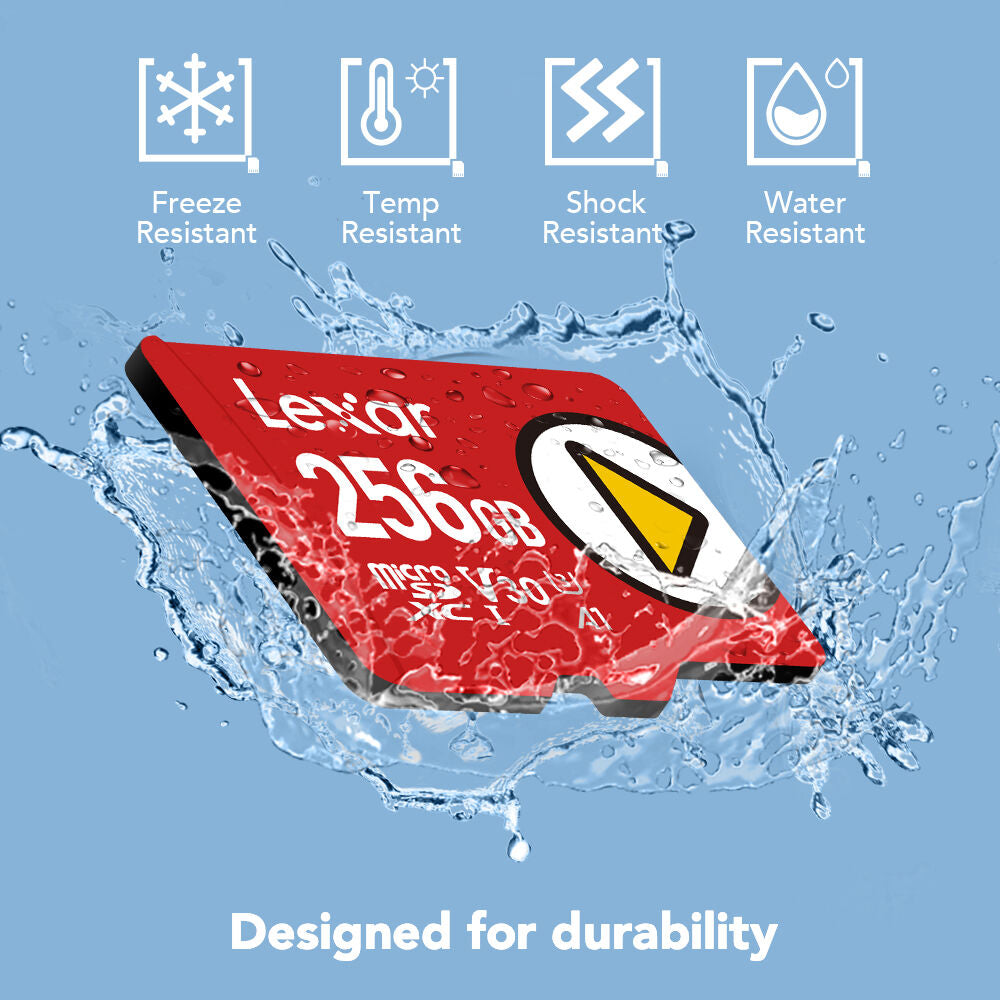 Tarjeta Lexar 256GB PLAY UHS-I microSDXC - contenido de la caja