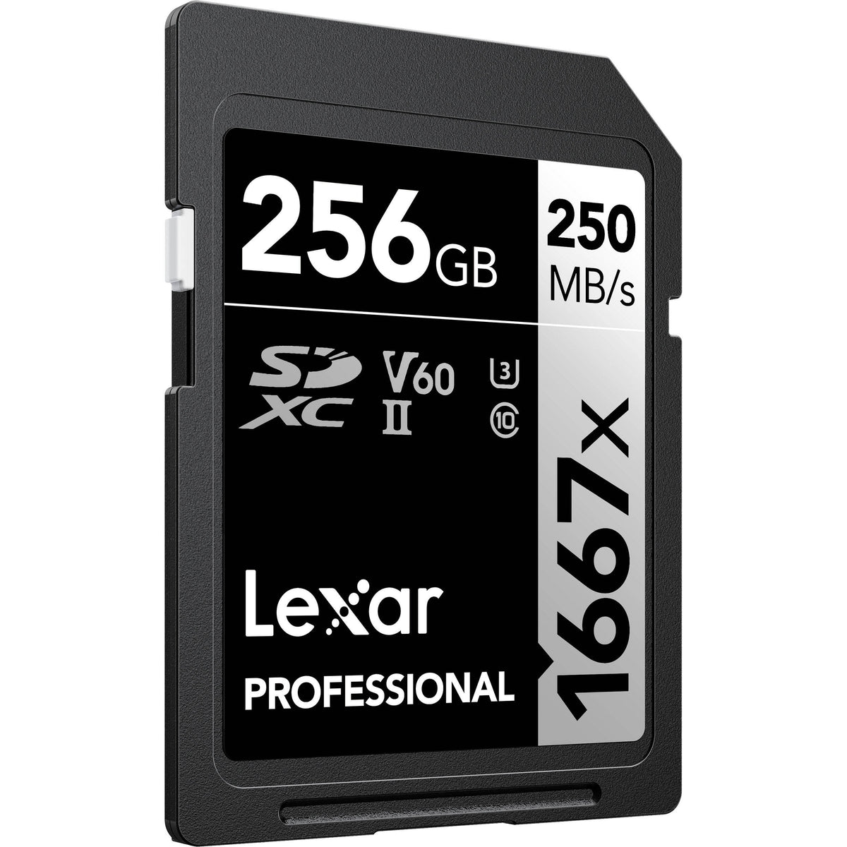 Tarjeta Lexar 256GB Professional 1667x UHS-II SDXC (2-Pack) - en uso