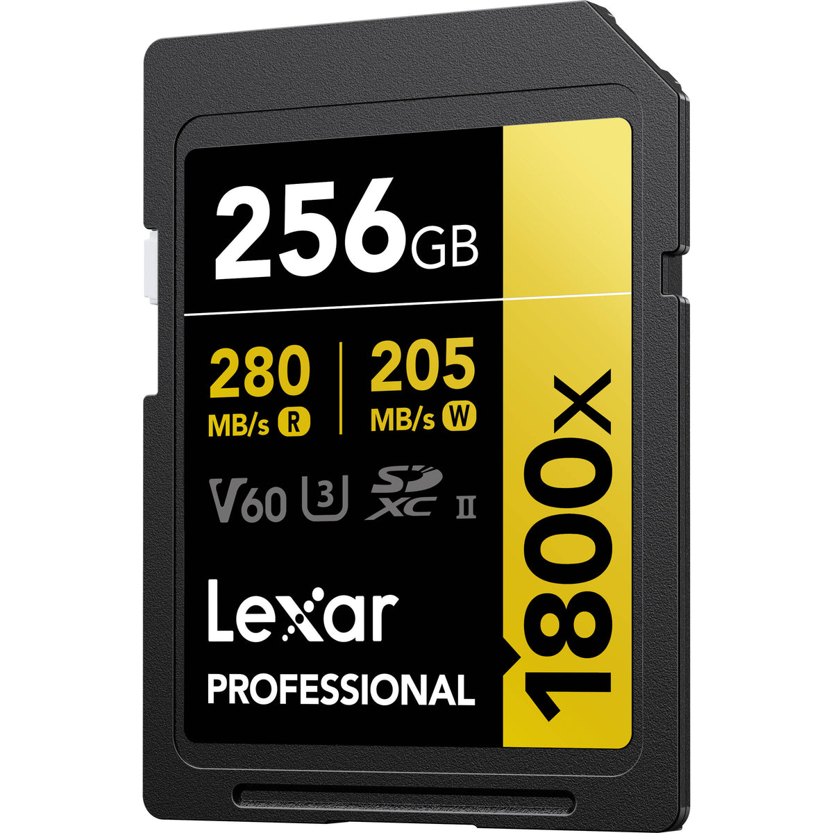 Tarjeta Lexar 256GB Professional 1800x UHS-II SDXC (GOLD Serie, 2-Pack) - contenido de la caja