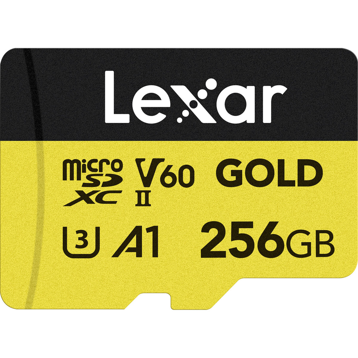 Tarjeta Lexar 256GB Professional GOLD UHS-II microSDXC - vista principal