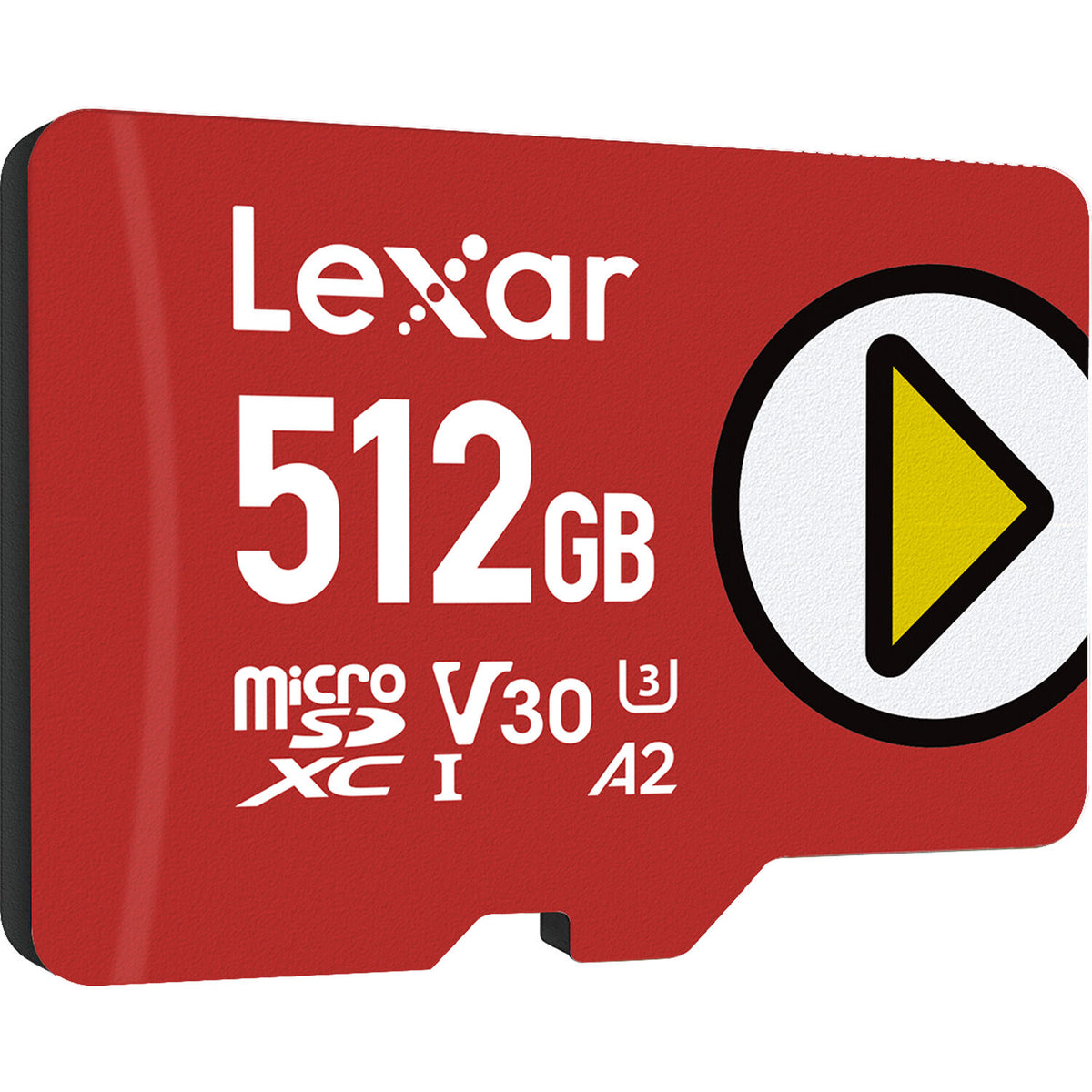 Tarjeta Lexar 512GB PLAY UHS-I microSDXC - vista frontal
