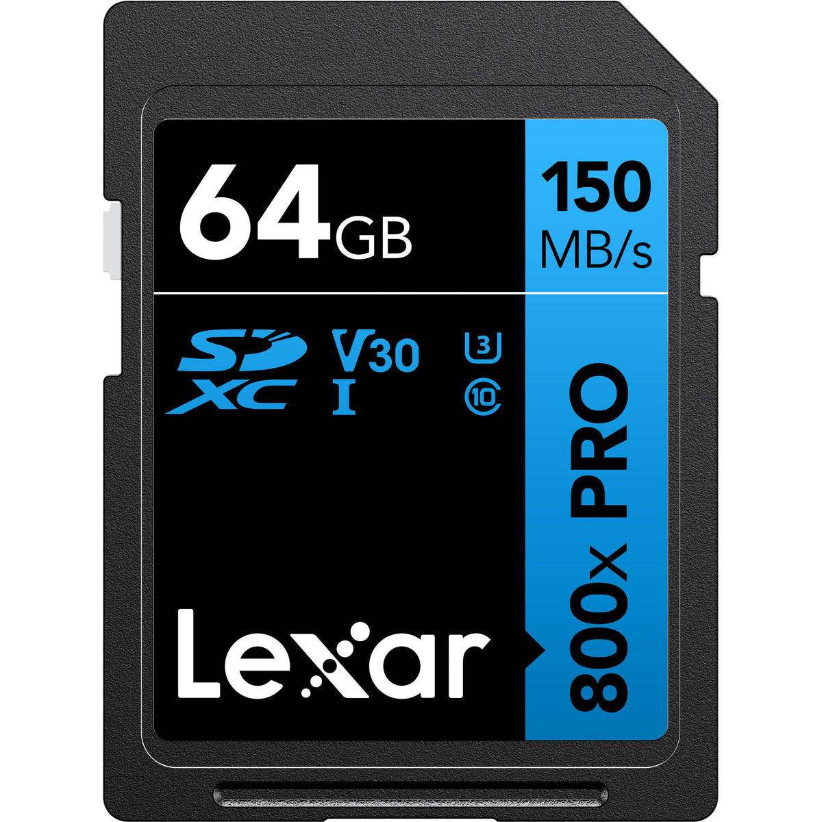 Tarjeta Lexar 64GB High-Performance 800x PRO UHS-I SDXC (BLUE Serie) - vista principal