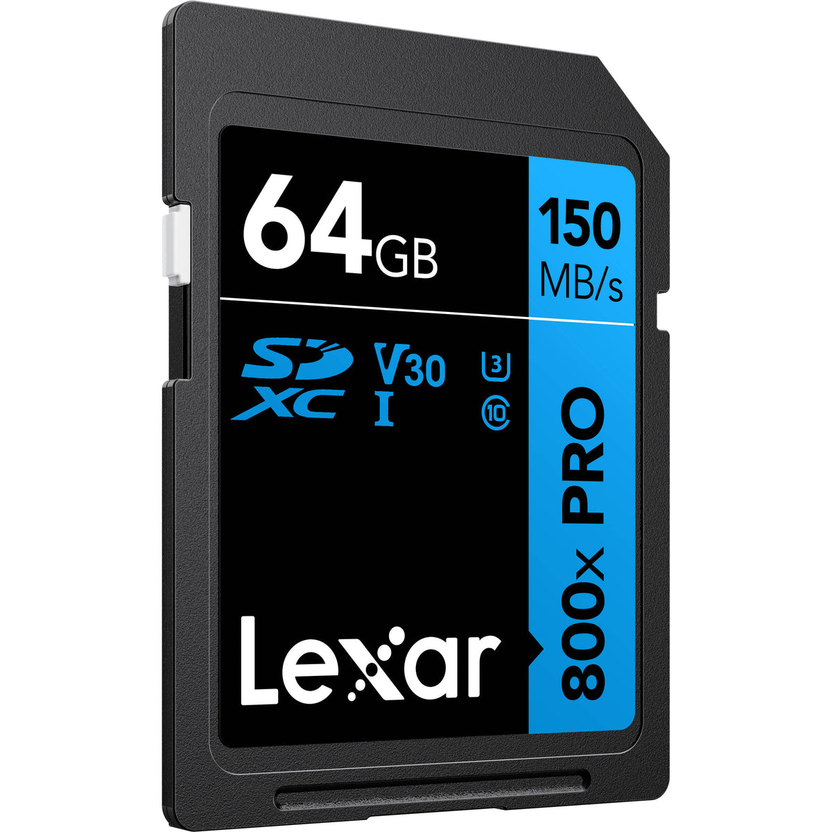 Tarjeta Lexar 64GB High-Performance 800x PRO UHS-I SDXC (BLUE Serie) - detalle