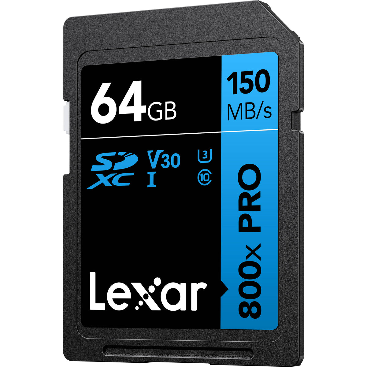 Tarjeta Lexar 64GB High-Performance 800x PRO UHS-I SDXC (BLUE Serie) - contenido de la caja