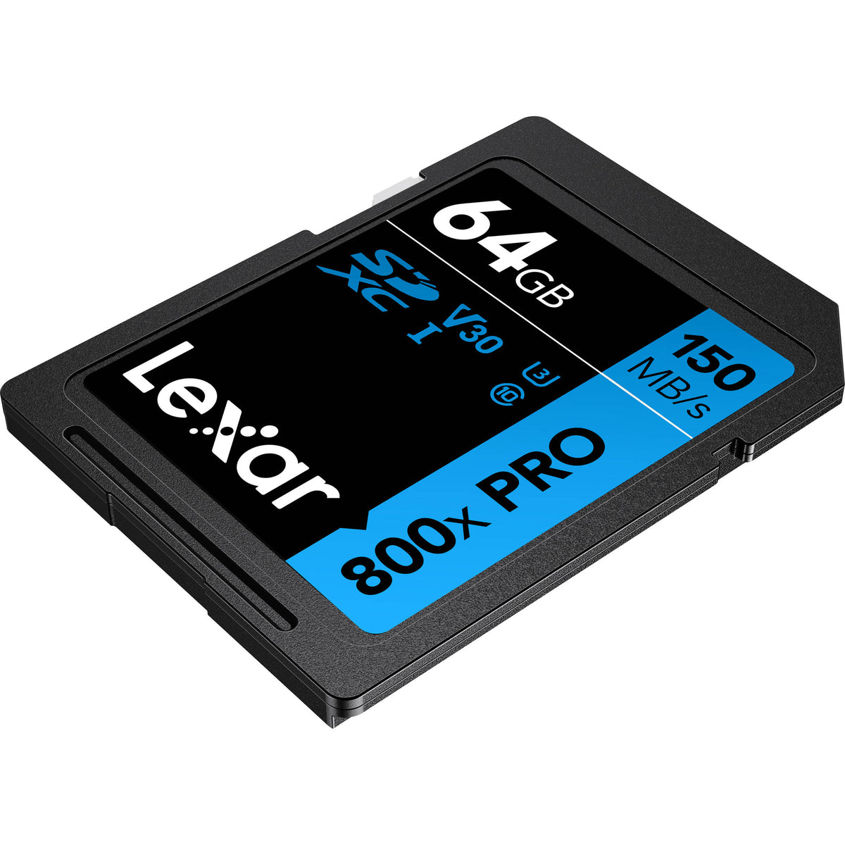 Tarjeta Lexar 64GB High-Performance 800x PRO UHS-I SDXC (BLUE Serie) - en uso