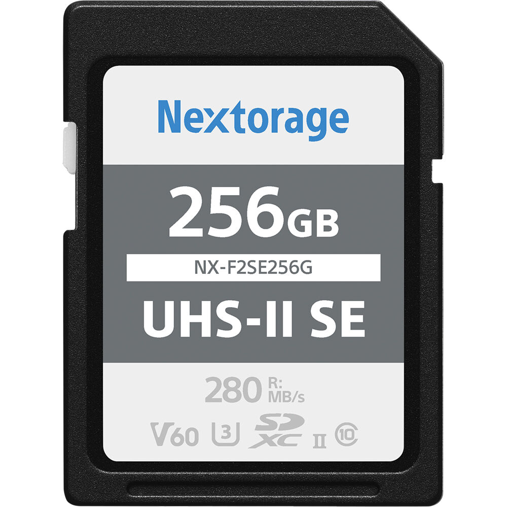 Tarjeta Nextorage 256GB NX-F2SE Serie UHS-II SDXC - vista principal